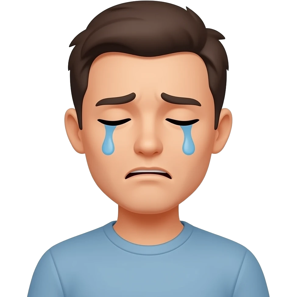 sad, pain emoji