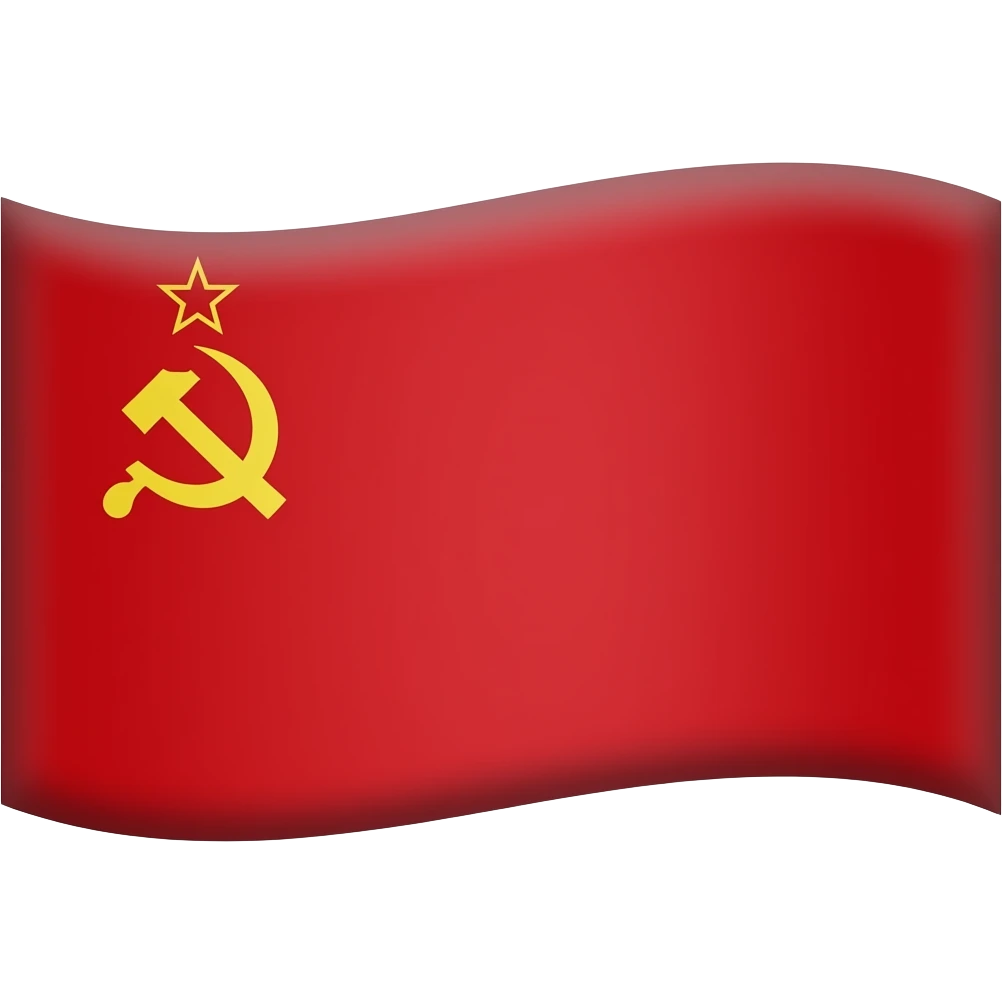 Flag of soviet emoji