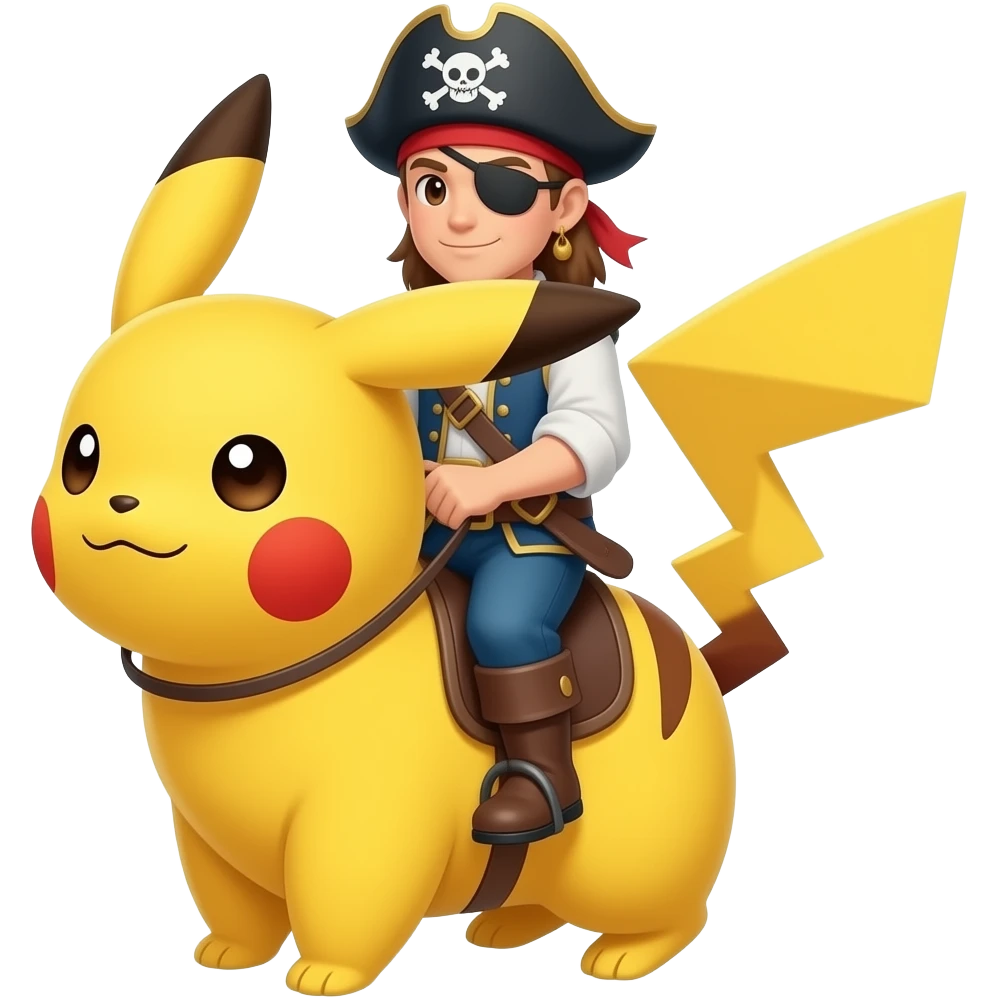 Pirata en picachu emoji