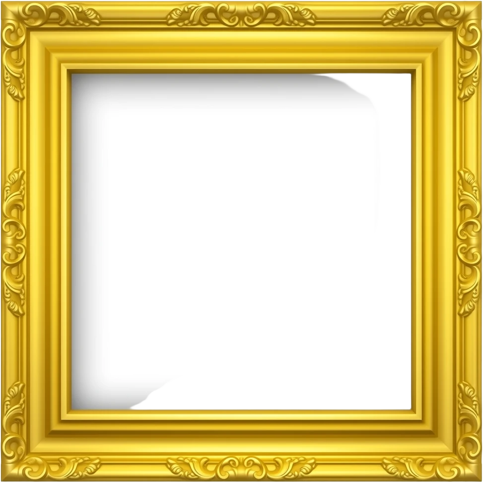 friends series yellow photo frame emoji