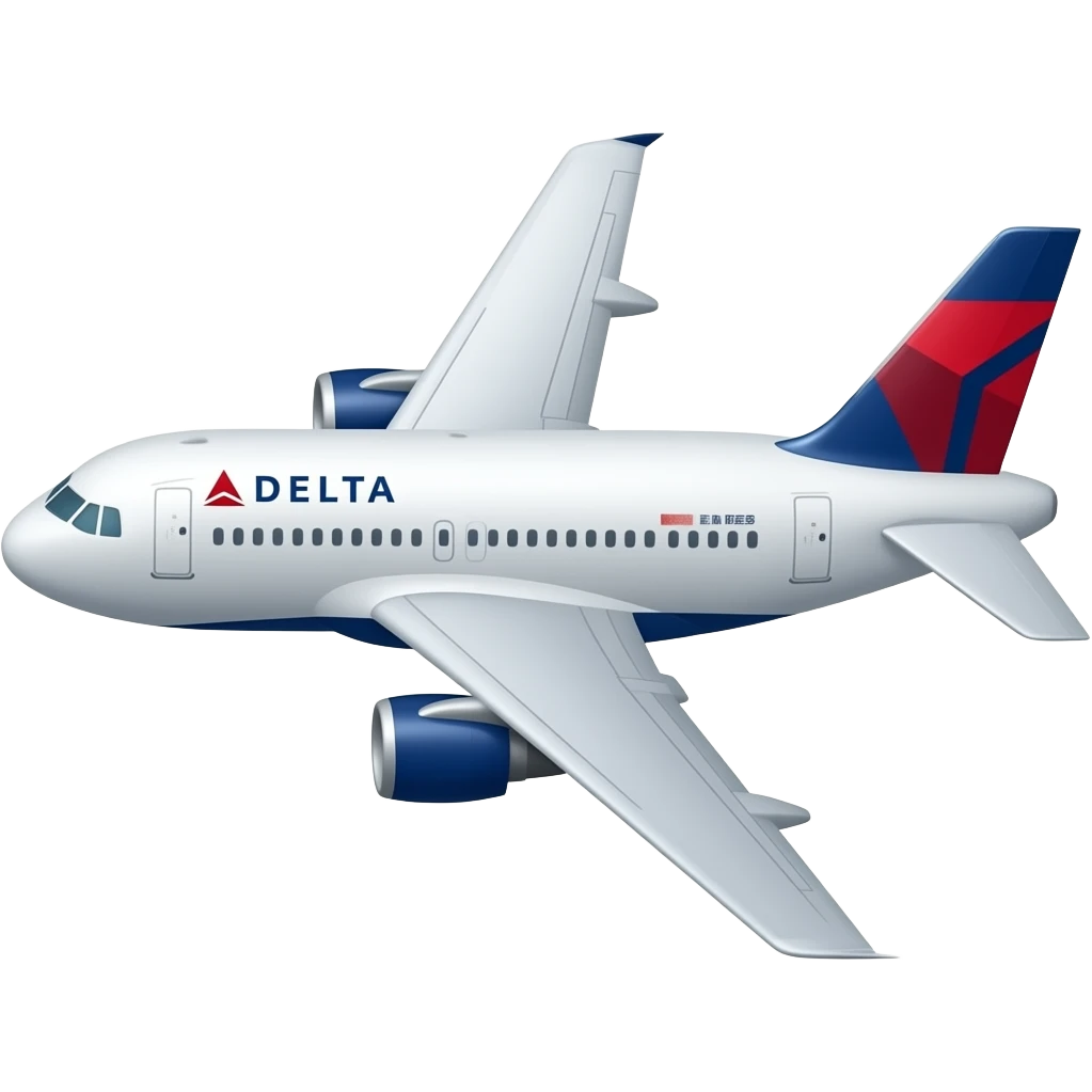 Delta Plane emoji