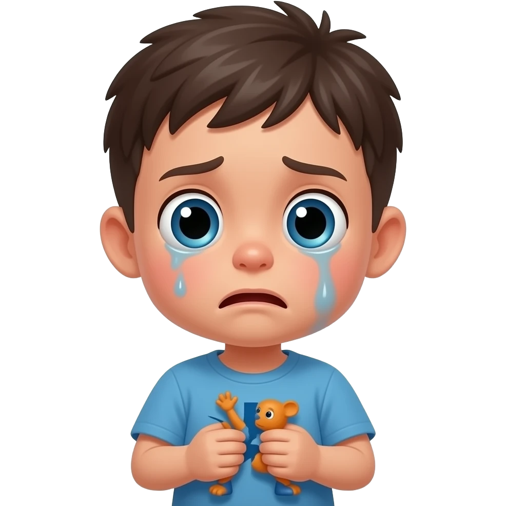 a helpless little boy emoji