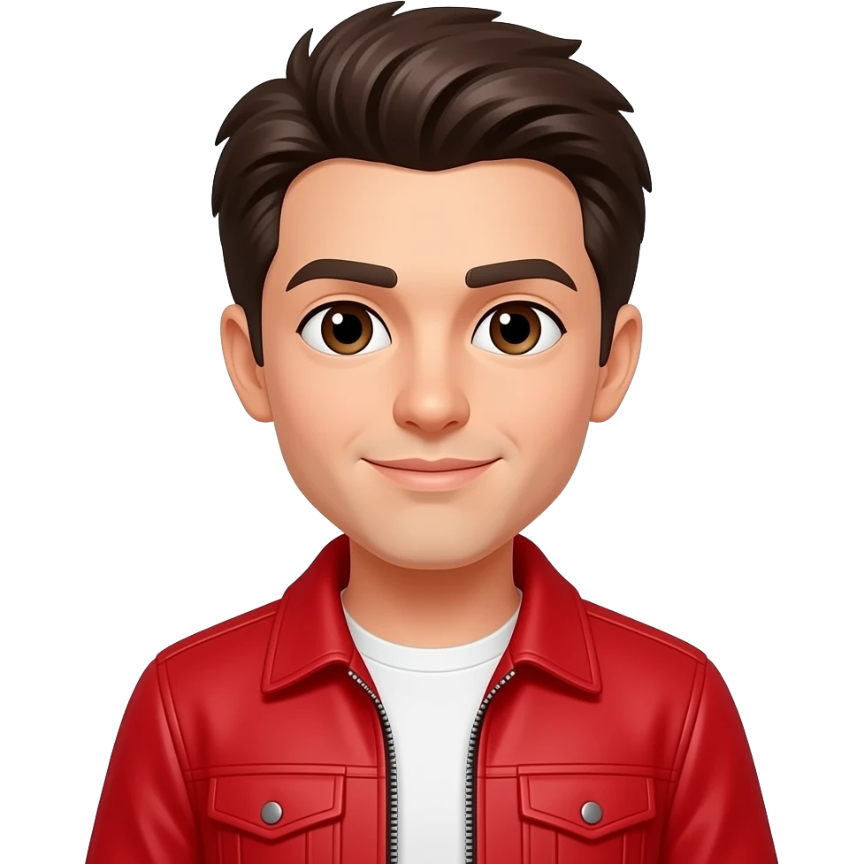 Que sea morocho y que el buzo sea rojo emoji