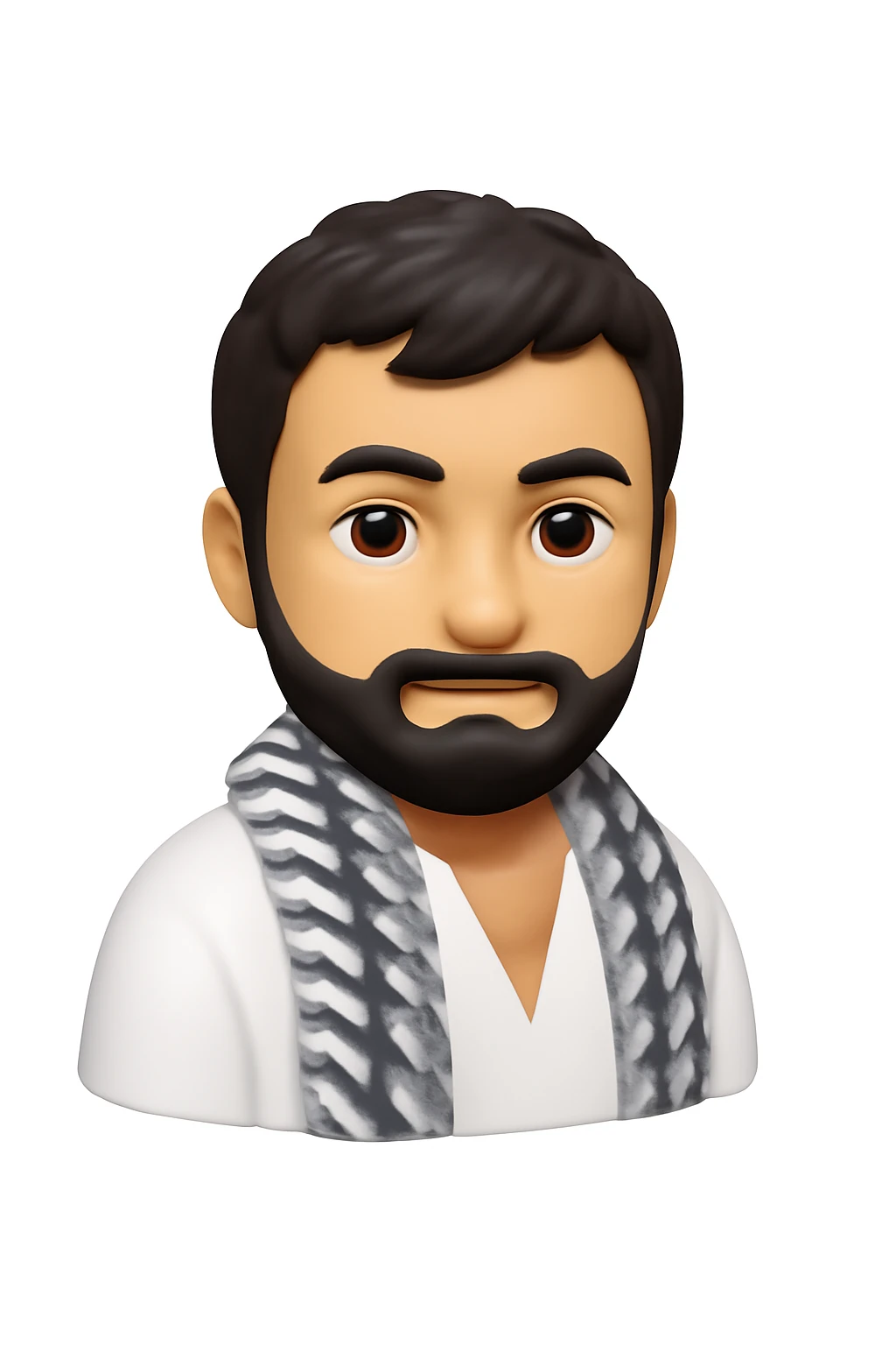 A 3D Apple-style emoji version of the uploaded image, preserving its colors, shapes, textures, and overall design, simplified into emoji form while keeping key details recognizable. Smooth glossy finish, soft shadows, high-quality render, minimal background emoji