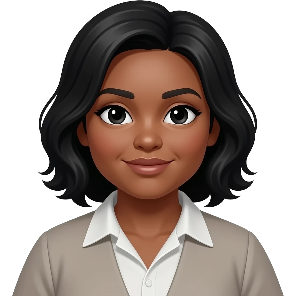 She should be brown skinned with normal attire and should be very ugly her eyes black and hair black face should be very ugly and she should be very fat. emoji