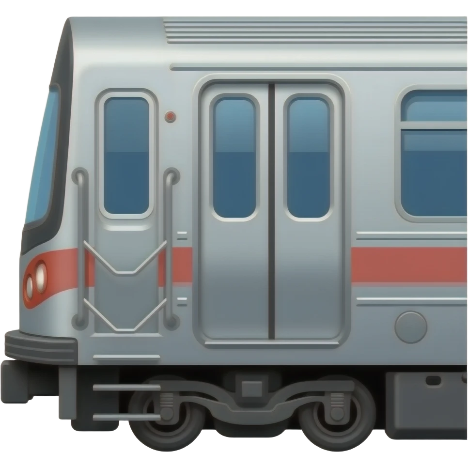 full subway train from side only emoji
