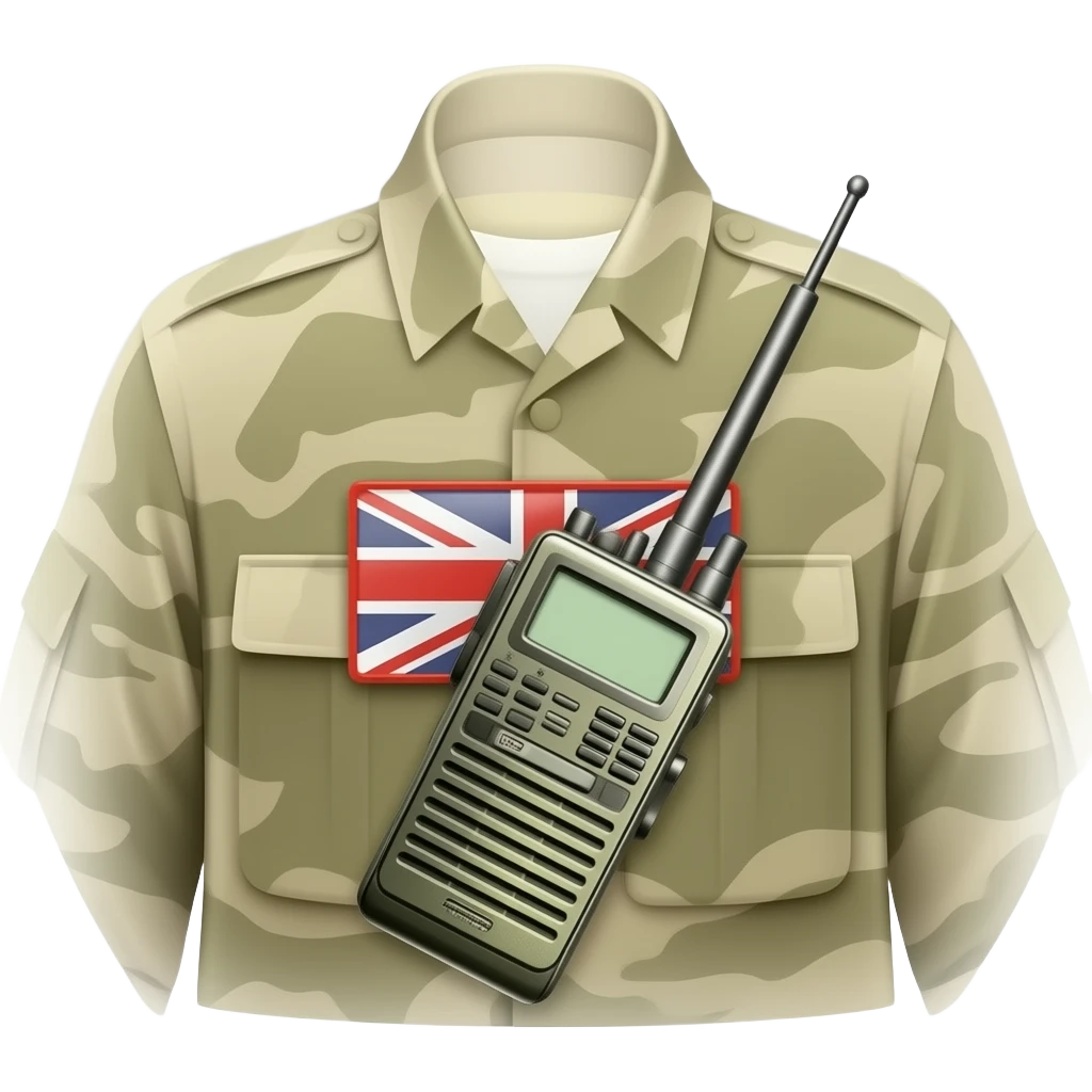 military associated radio service emoji
