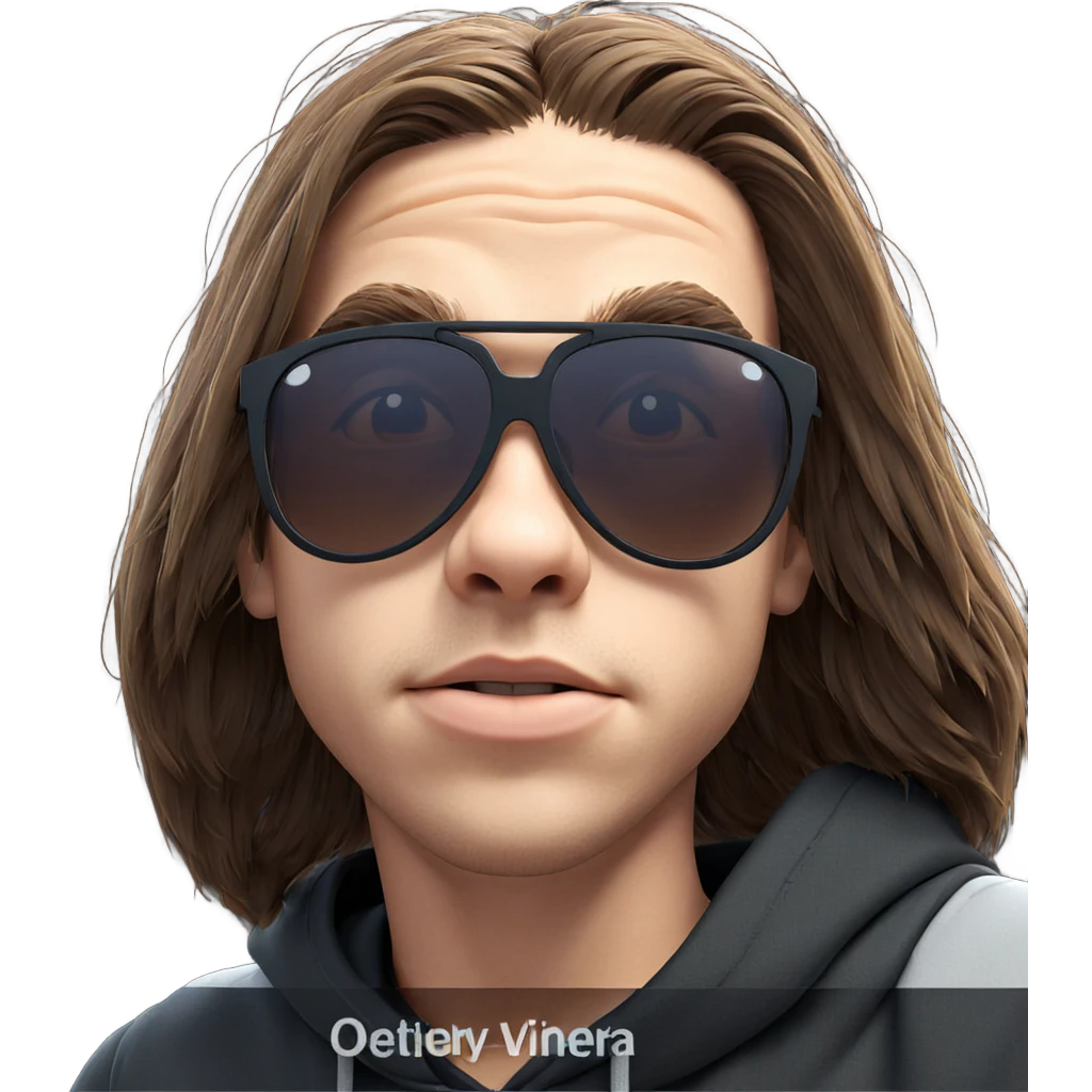 sunglasses on a brown haired boy emoji
