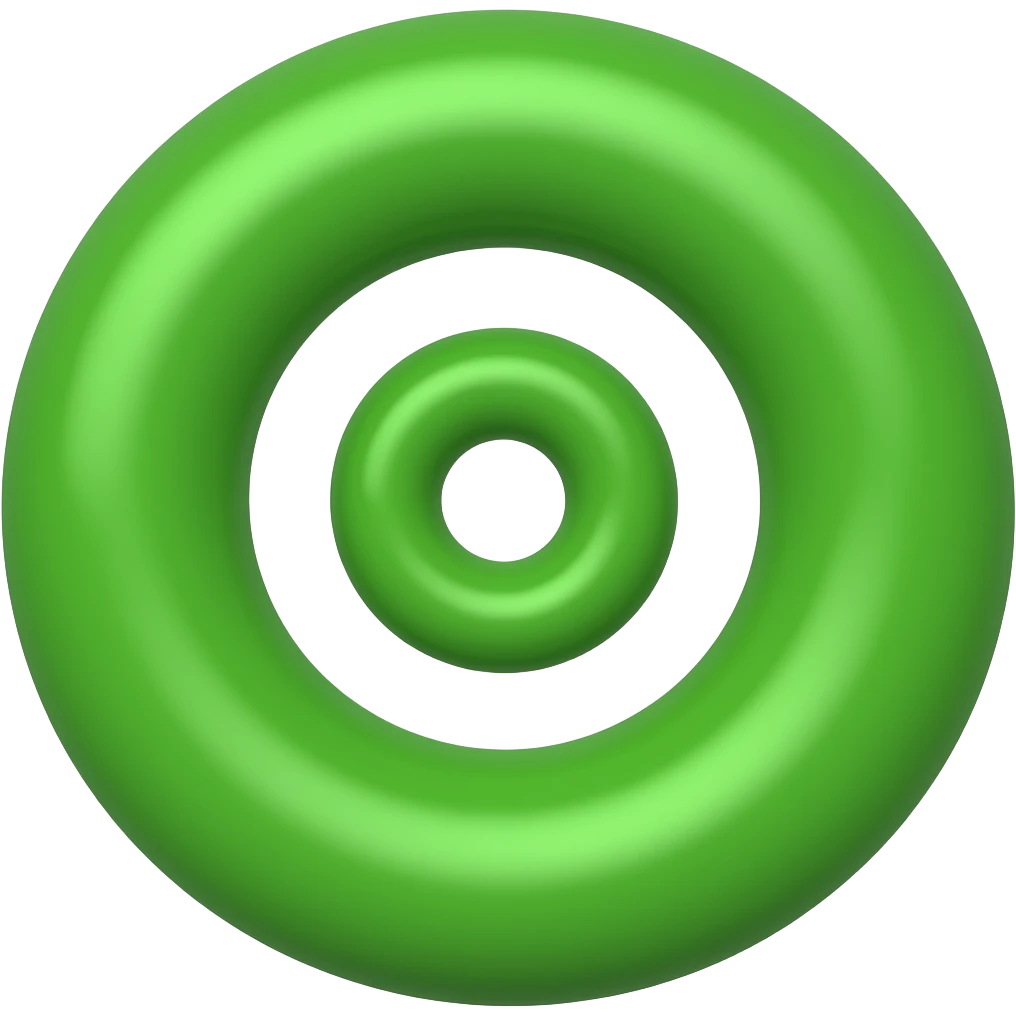 green spiral emoji