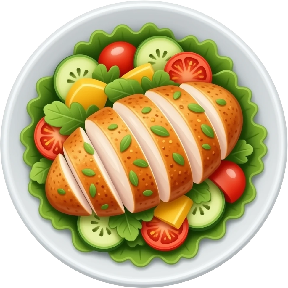 닭가슴살 샐러드 emoji