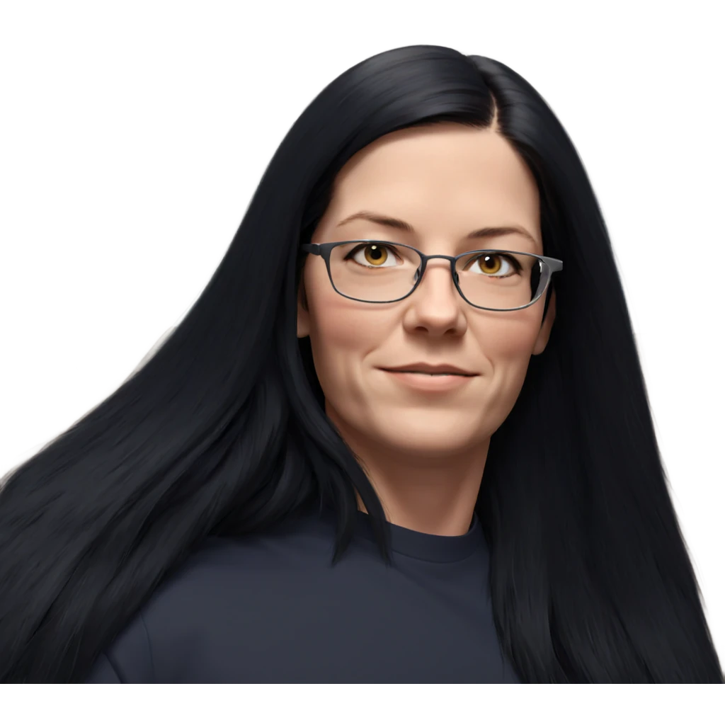 boy with long black hair emoji