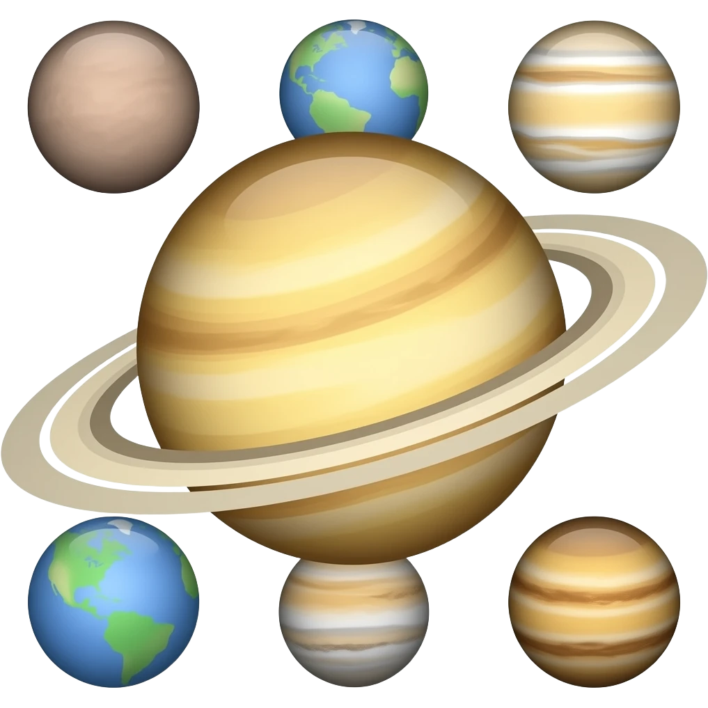 Planetary symbols emoji