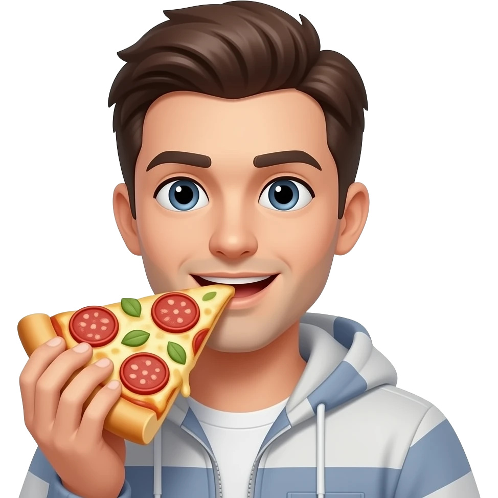 emojis.com boztesando mano en la boca pizza emoji