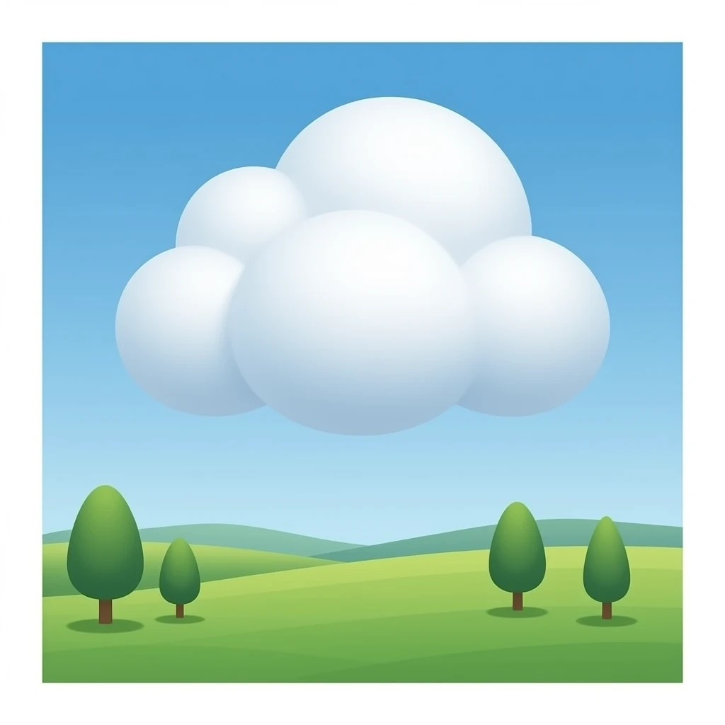 Cloudy emoji
