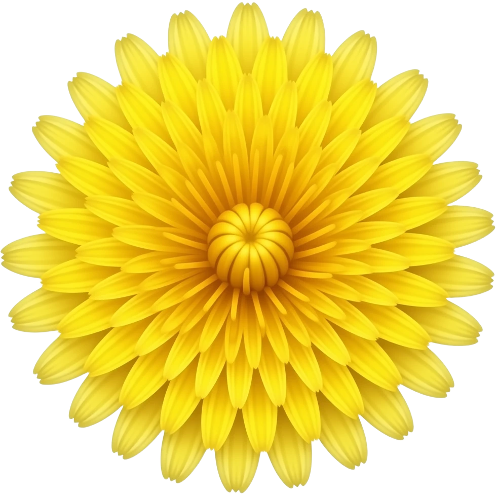 Yellow Dandalion flower emoji