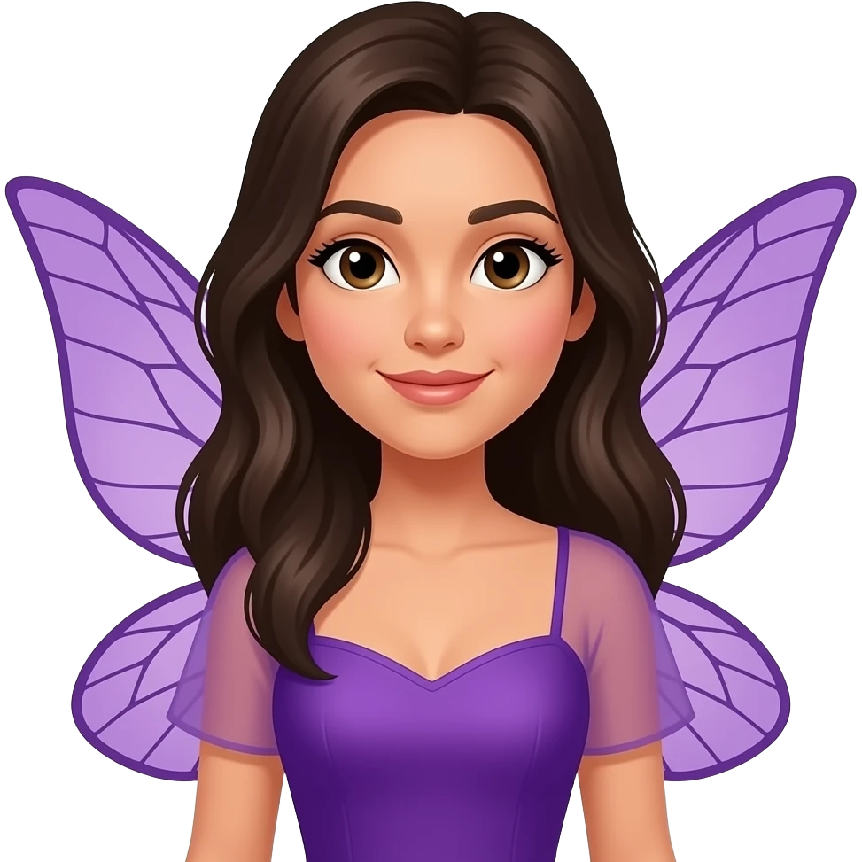 fairy purple latina emoji