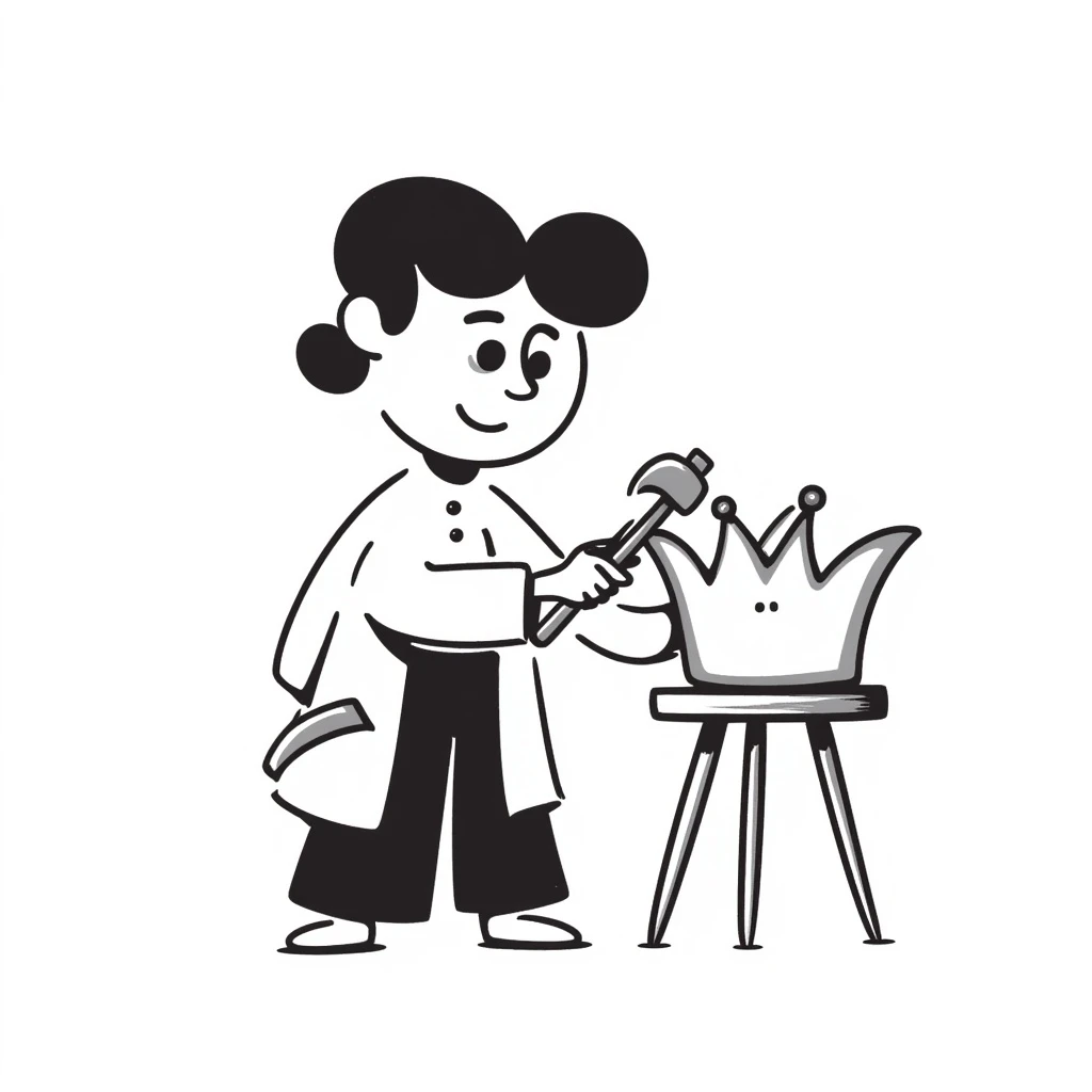 Royal carpenter emoji