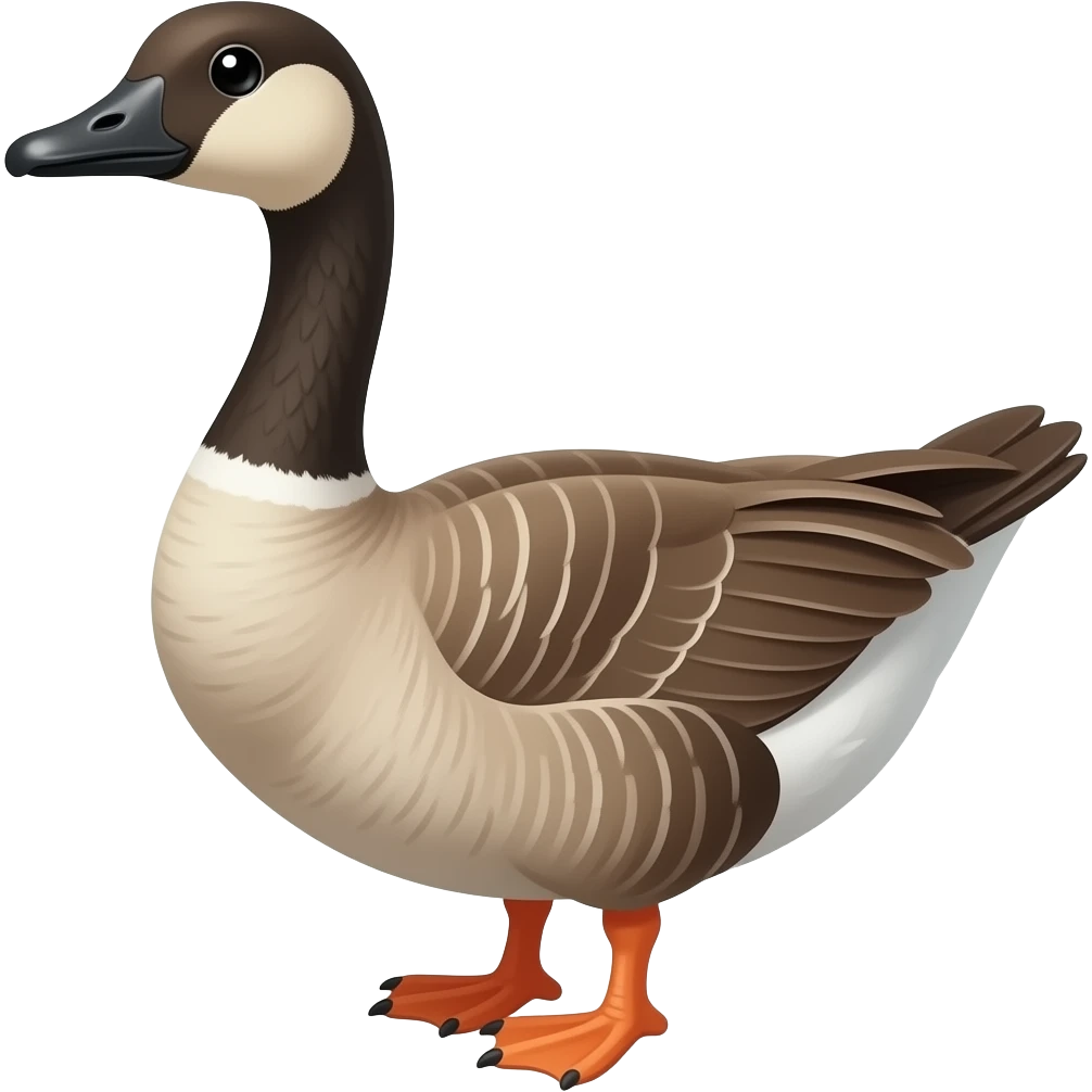 Cartoon Canadian goose emoji