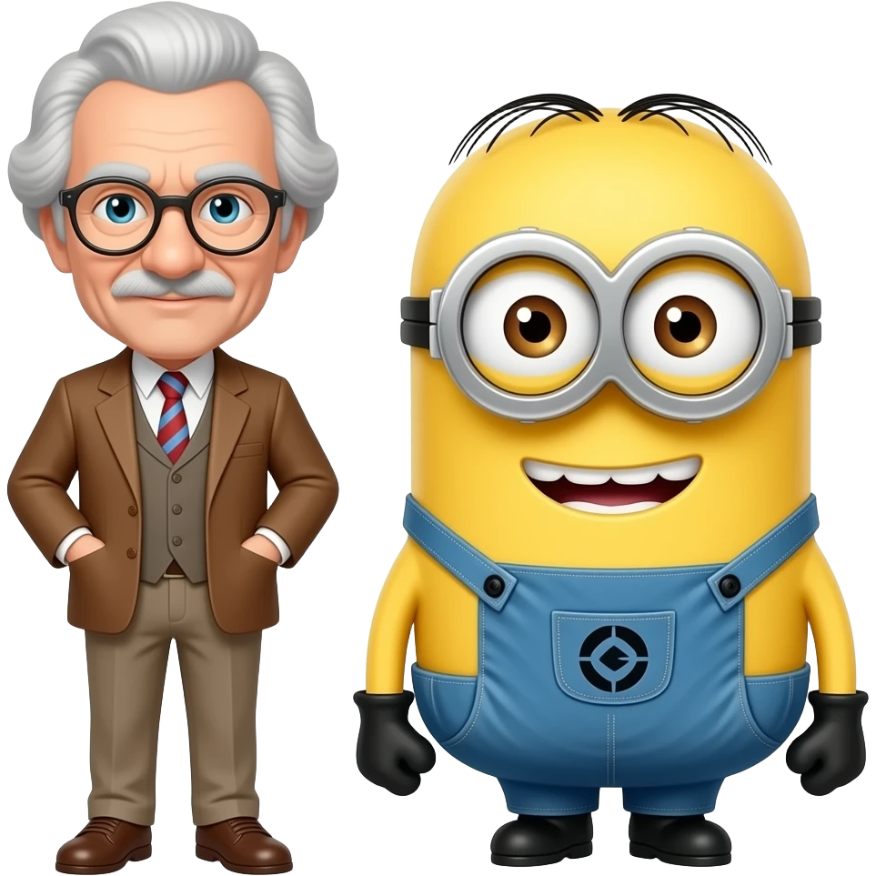 Doc Brown Back to the future Minion emoji