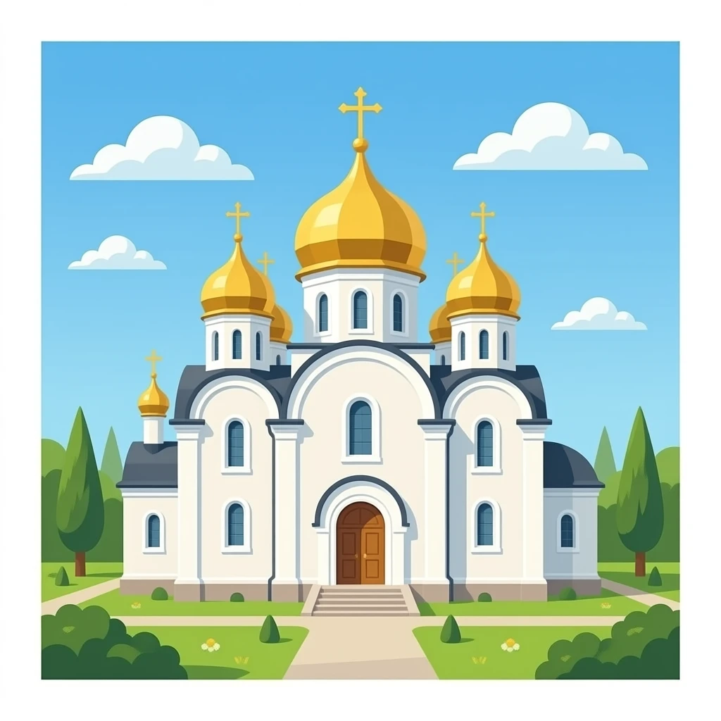 an Orthodox church emoji