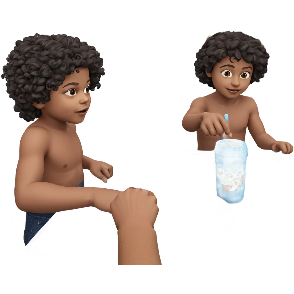 playtime with friends at table emoji