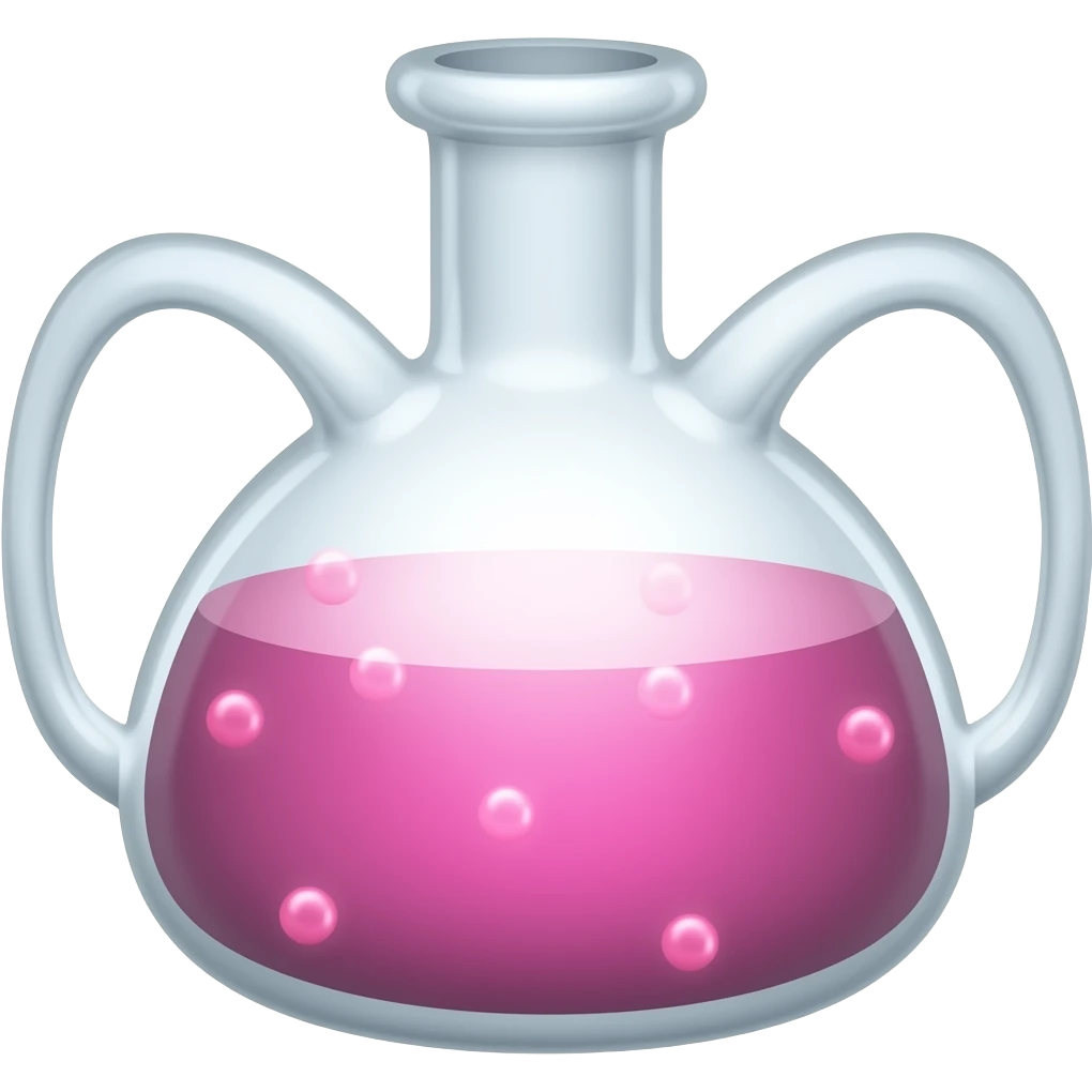 chemical reaction, pink emoji