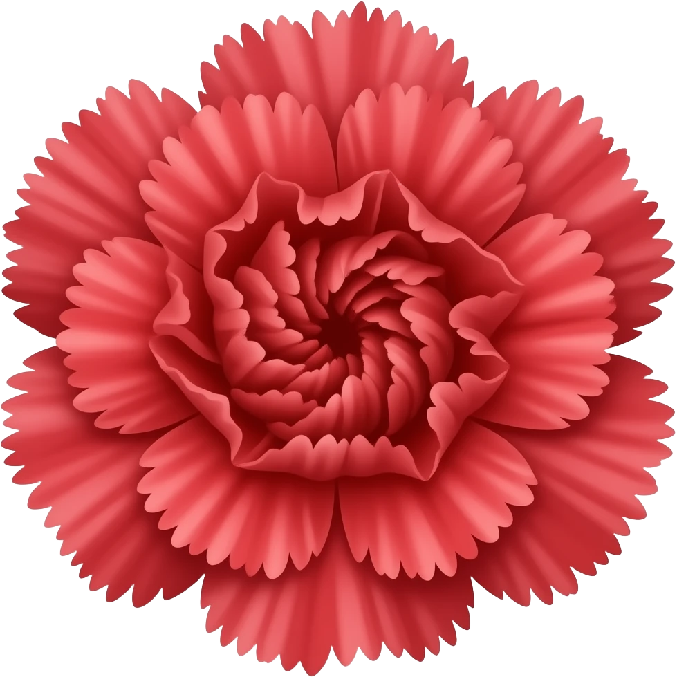 Red carnation emoji