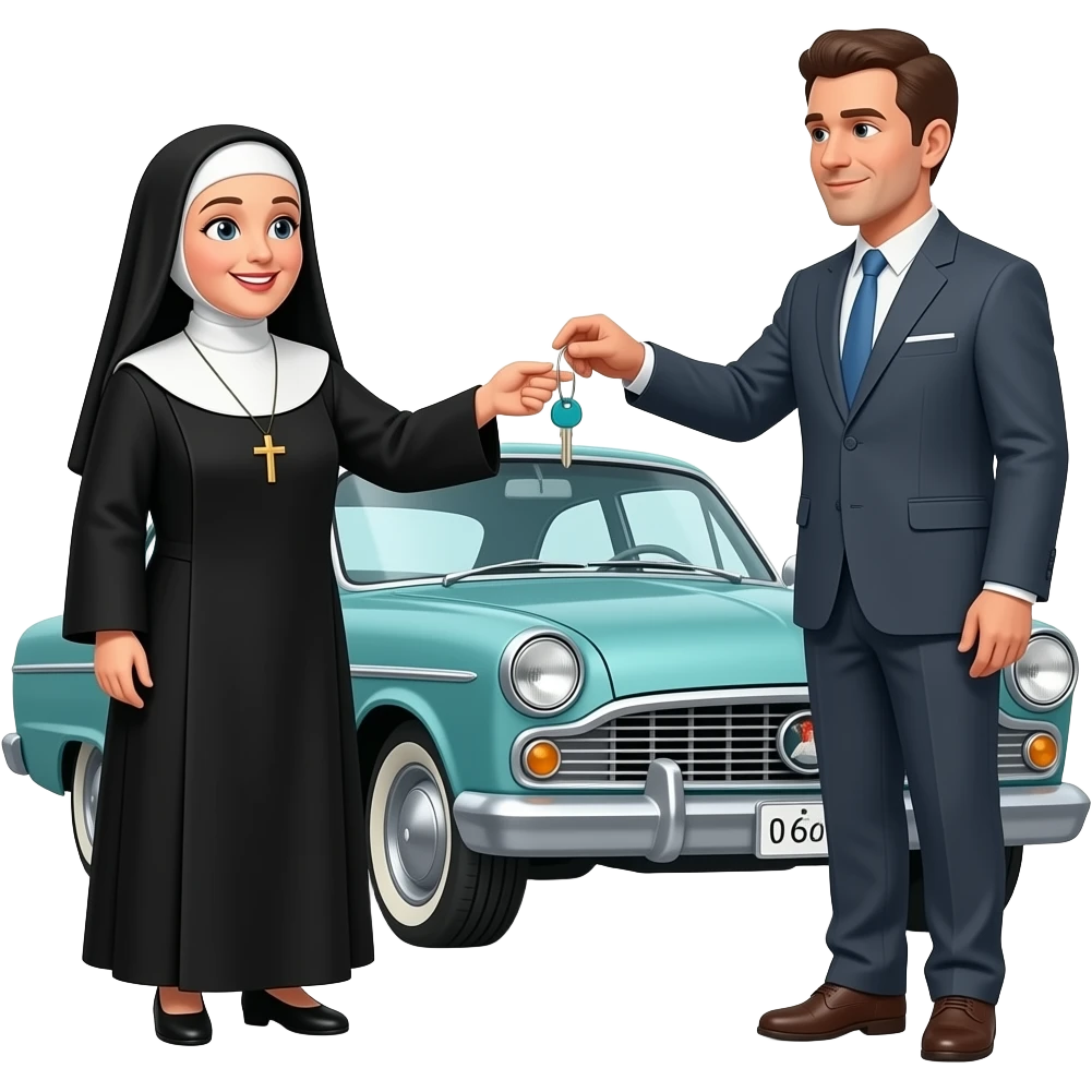 настоятельница продала машину emoji