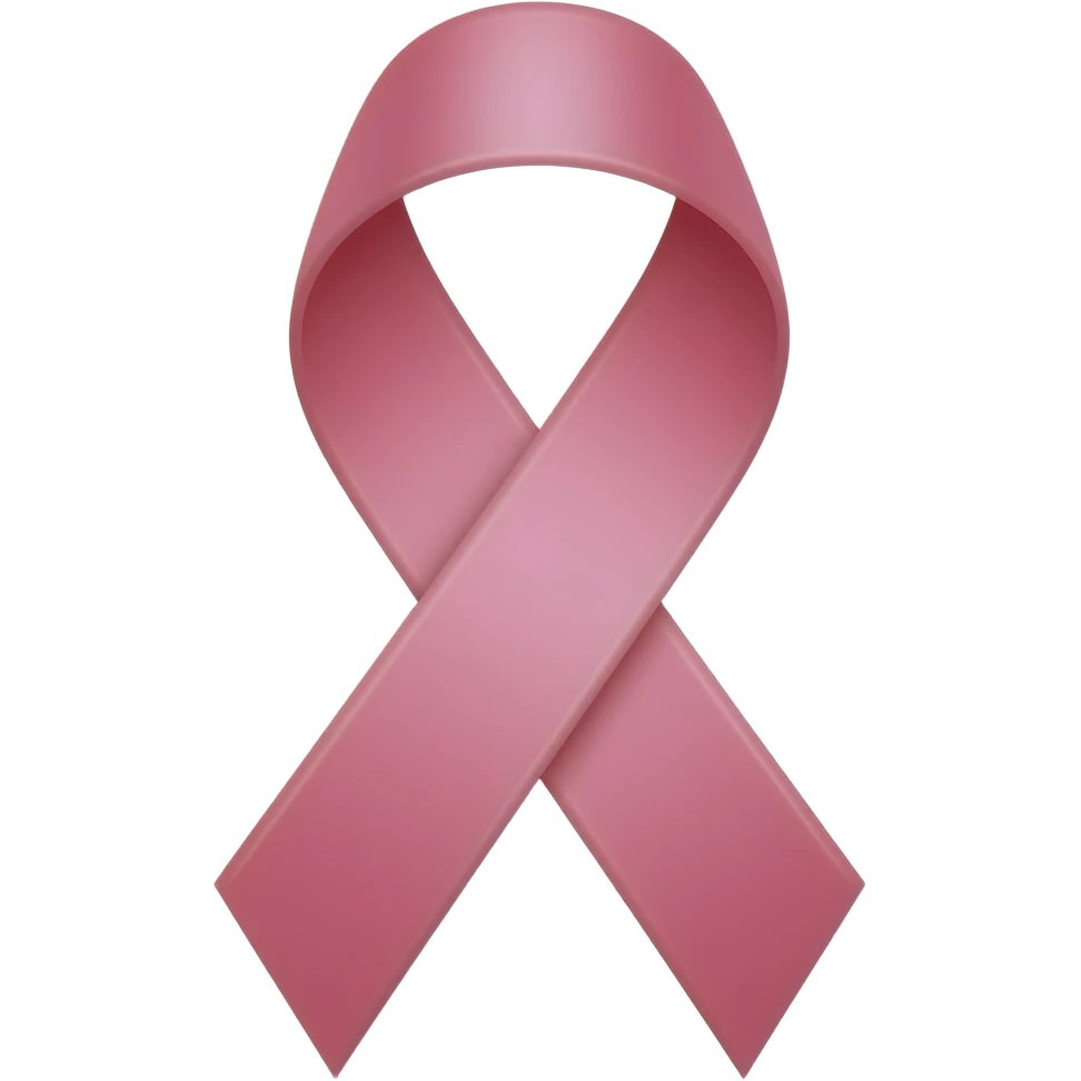 Breast cancer ribbon emoji