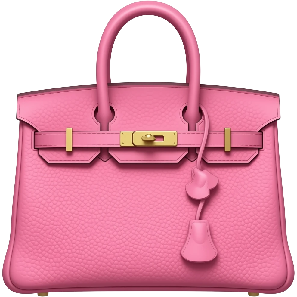 Create a pink birkin bag emoji