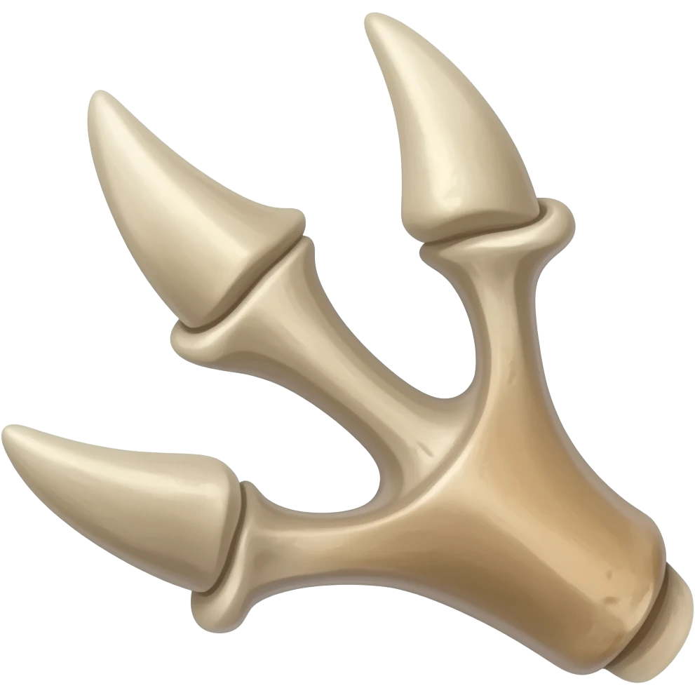 Hueso garra dinosaurio emoji