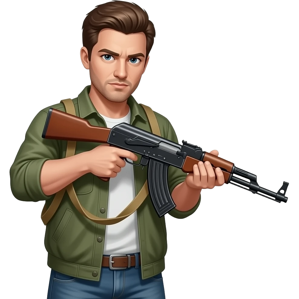 Ak 47 killing emoji emoji