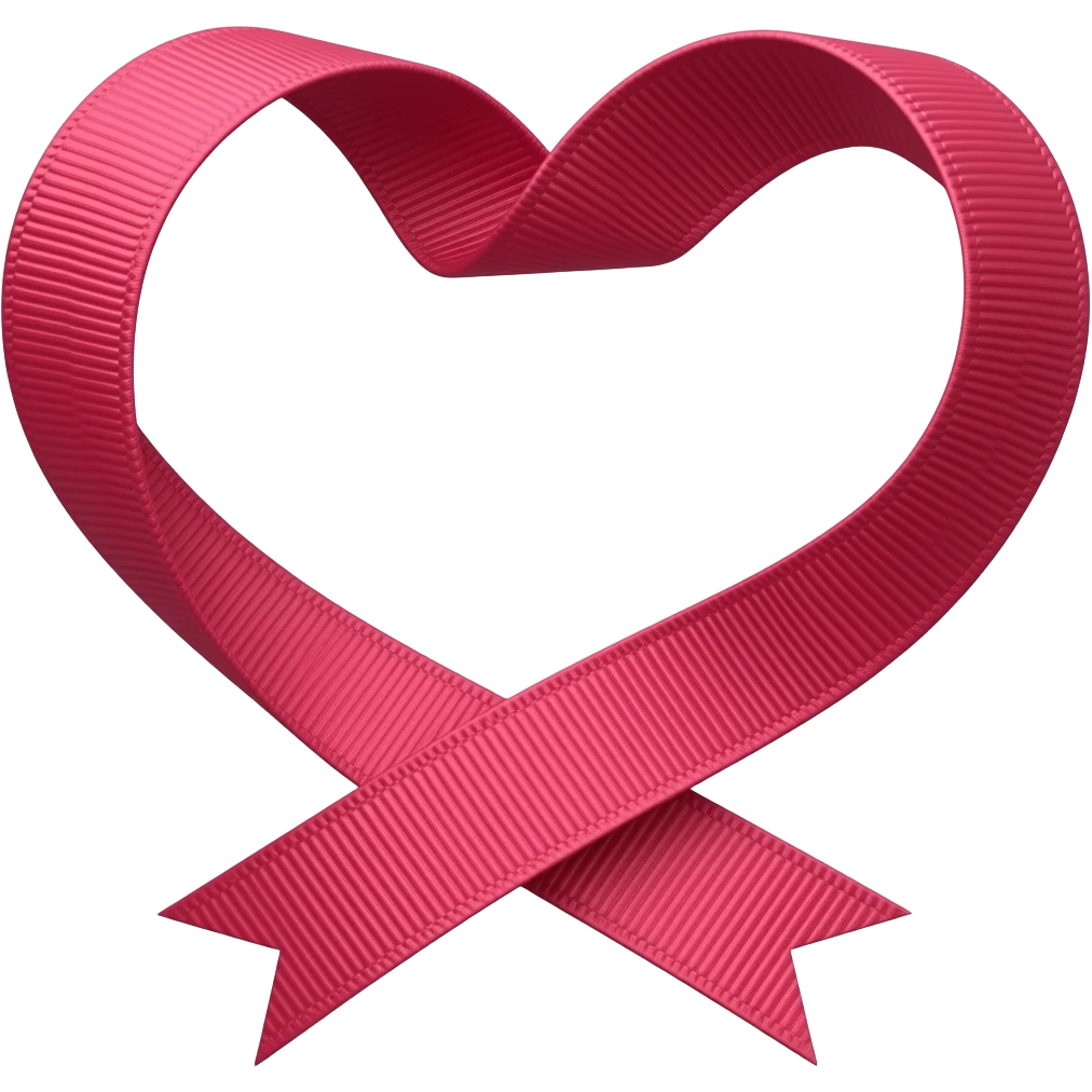 ribbon heart emoji emoji