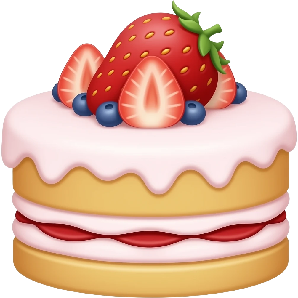 Strawberry Shortcake food emoji