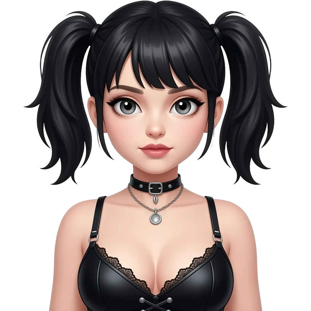 Naked goth girl big boobs emoji