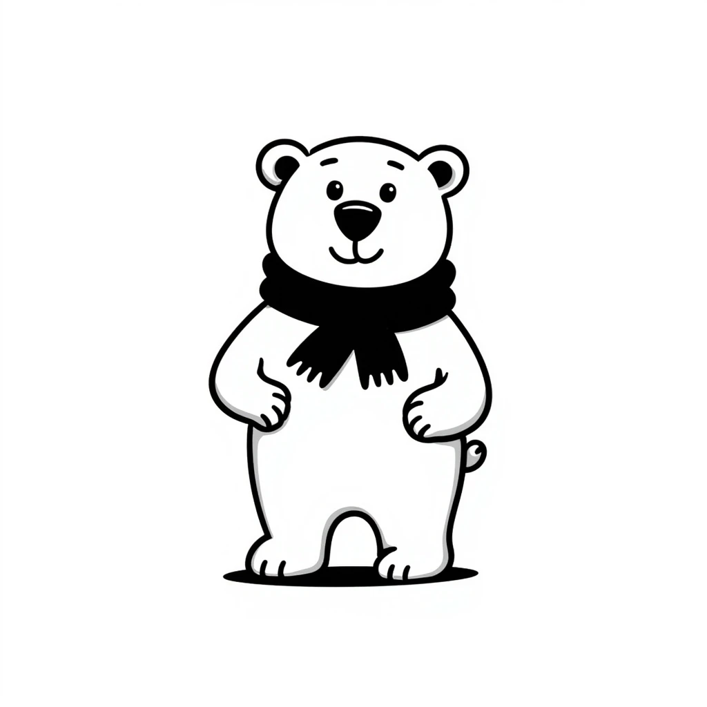 Polar bear emoji