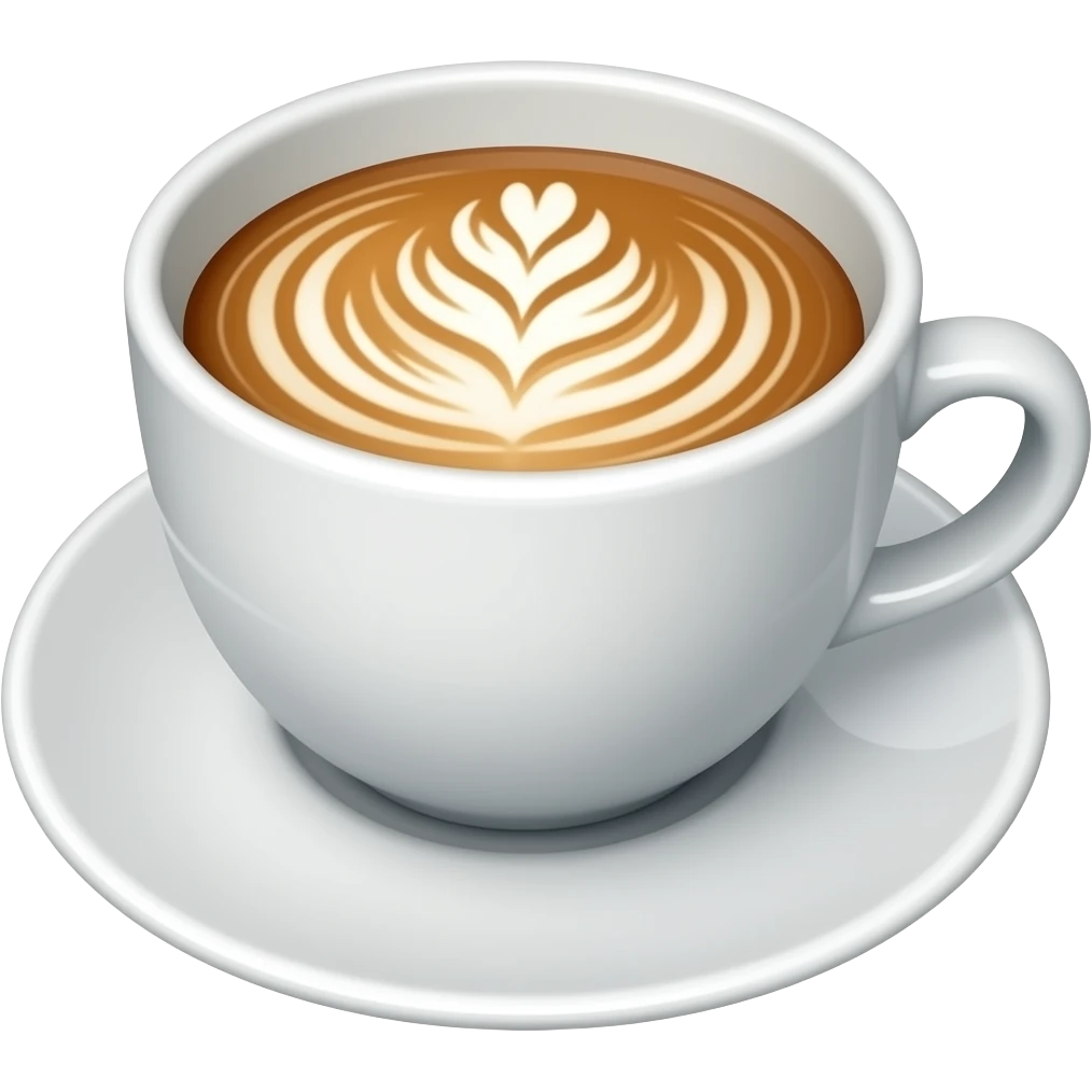 Capuccino une tasse belle emoji