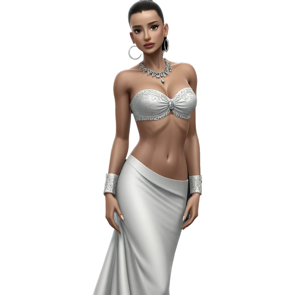 dark beauty in elegant attire emoji