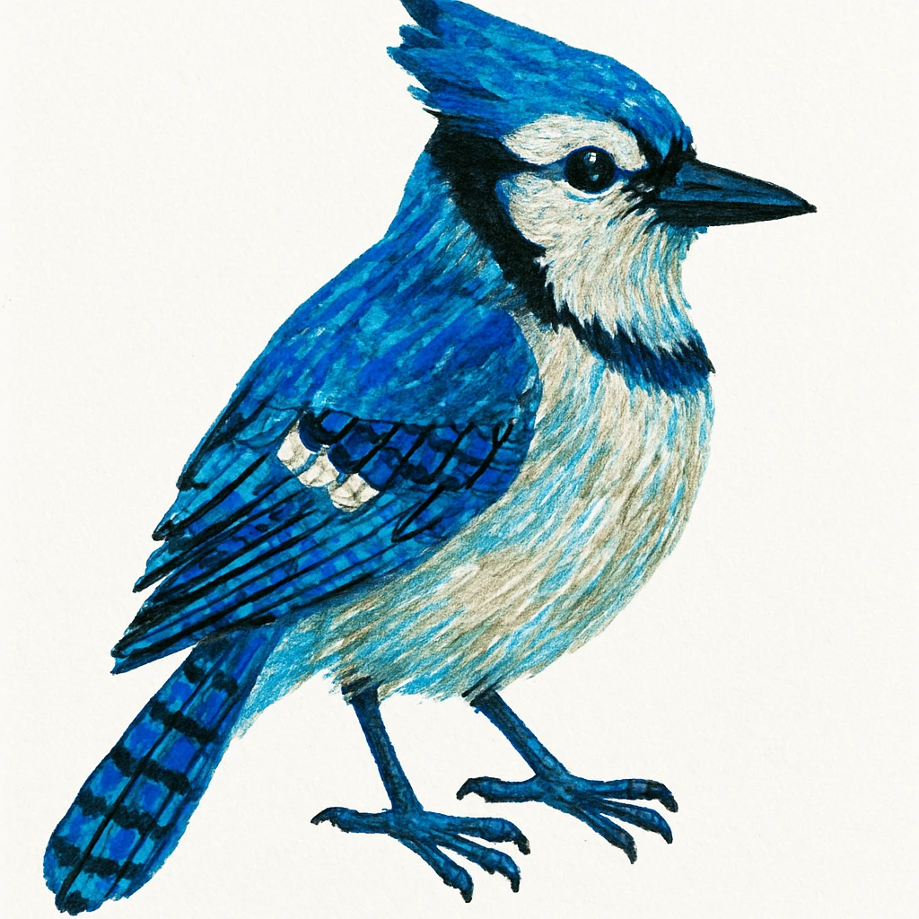 Eric carle blue jay emoji