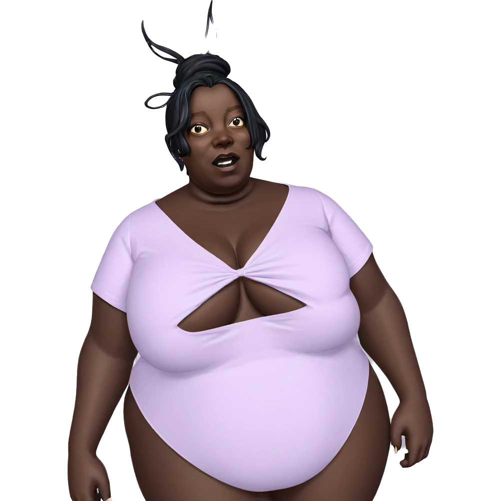 dark beauty in bold attire emoji