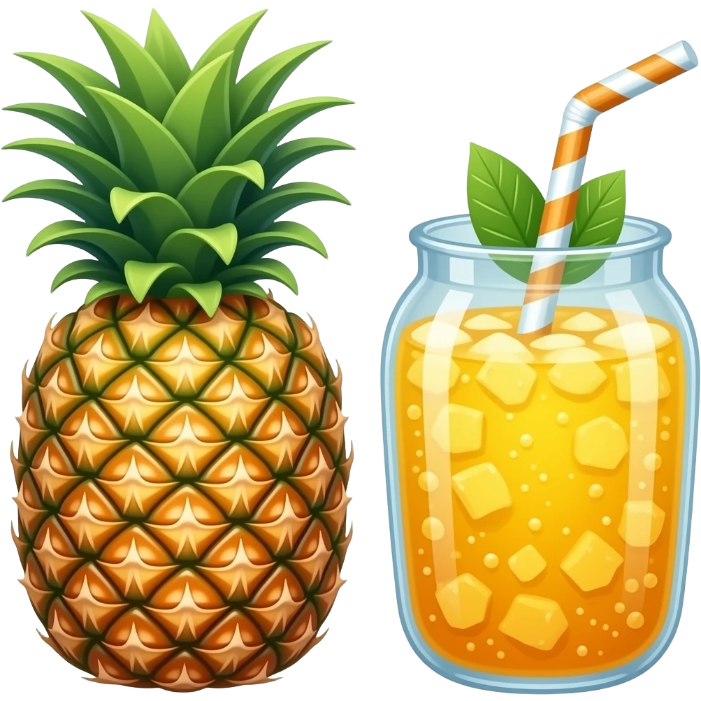 pineapple soda emoji