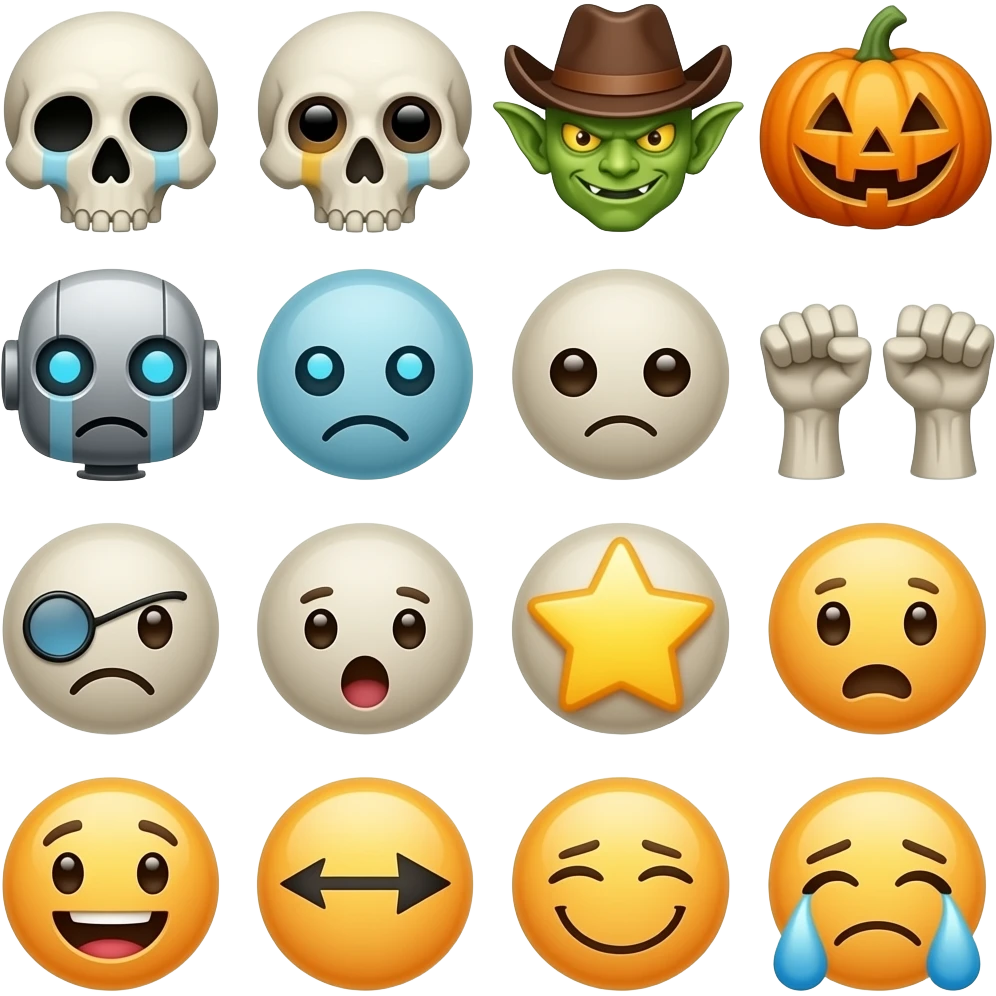 💀💀☠️🥴💀🤢👺🎃🤠🤖🤒🤛🏿🤛🏿🥺🧐😖🤩🥺🙂‍↔️😣🙂‍↔️😭 emoji