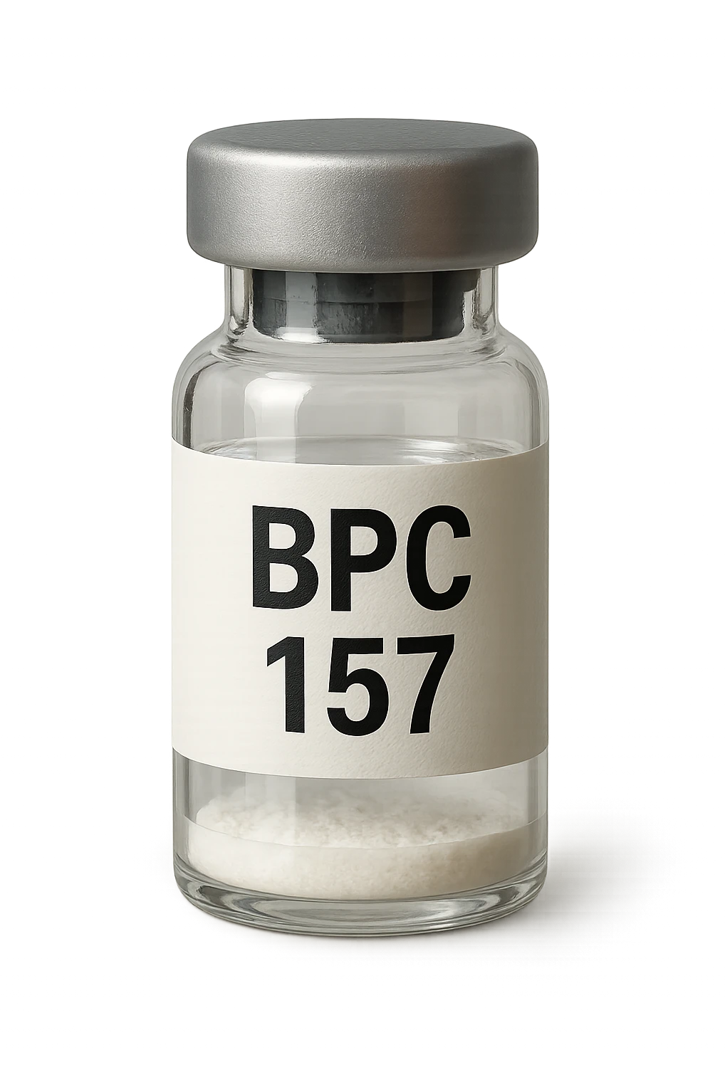 BOCCETTA DI FIALA MEDICA CON LA SCRITTA "BPC 157" SULL'ETICHETTA, iperrealistiche 4k emoji
