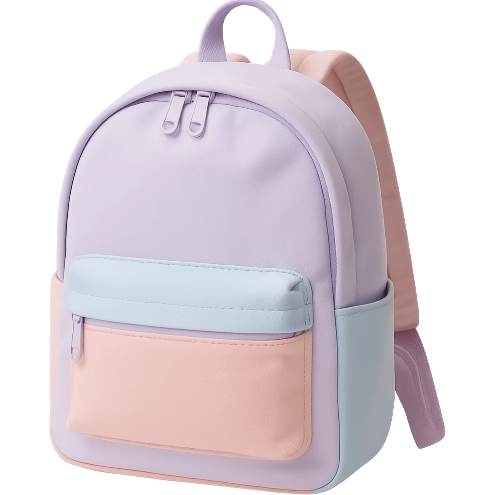 pastel backpack emoji