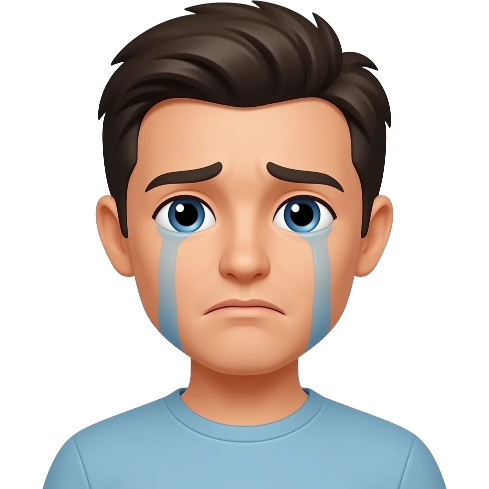 Crying sad emoji