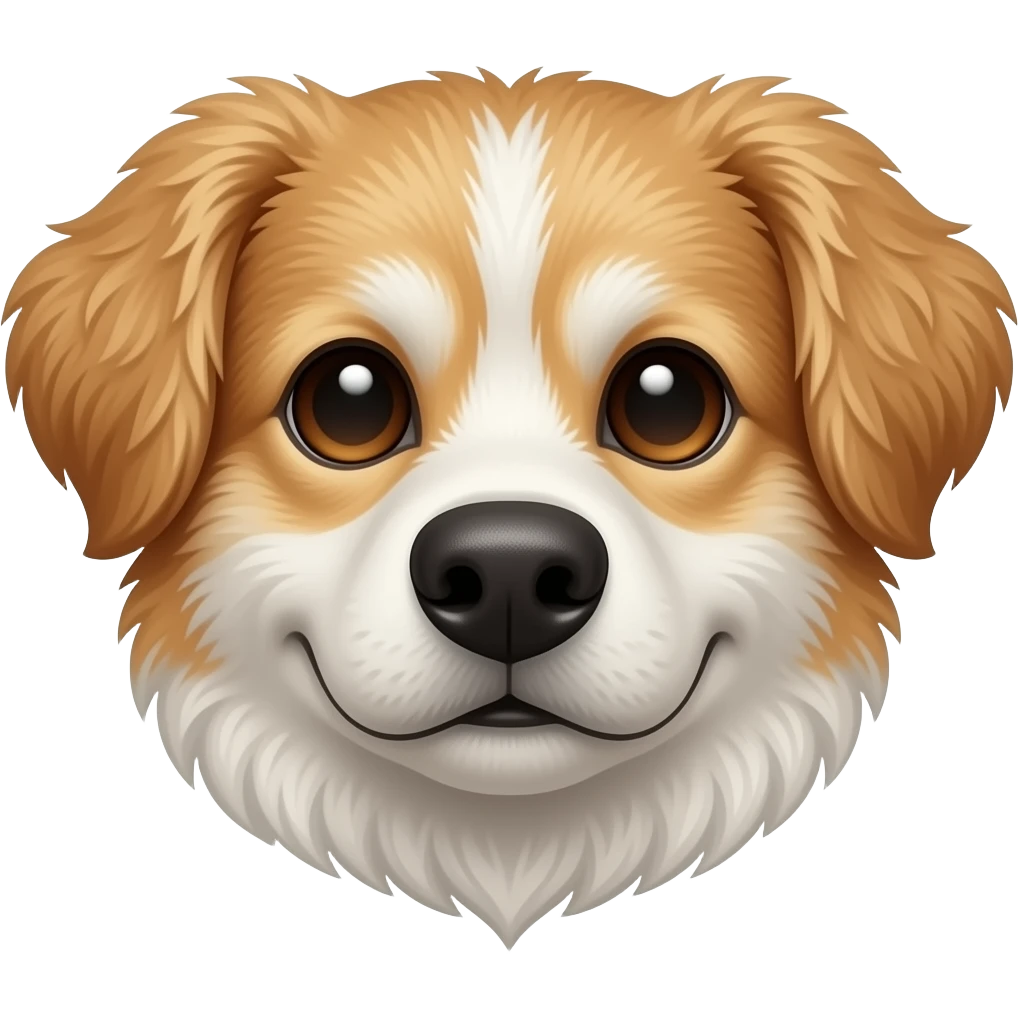 a dogs face emoji