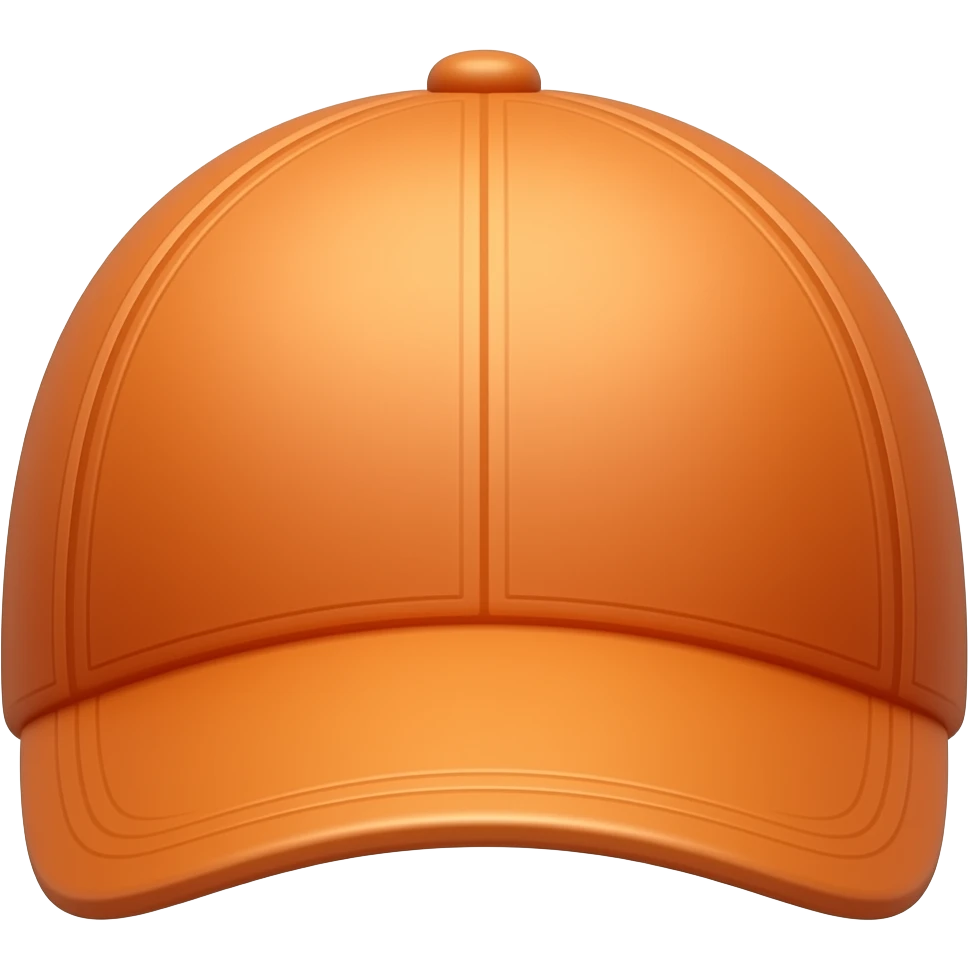 I want a cap which is orange colour emoji