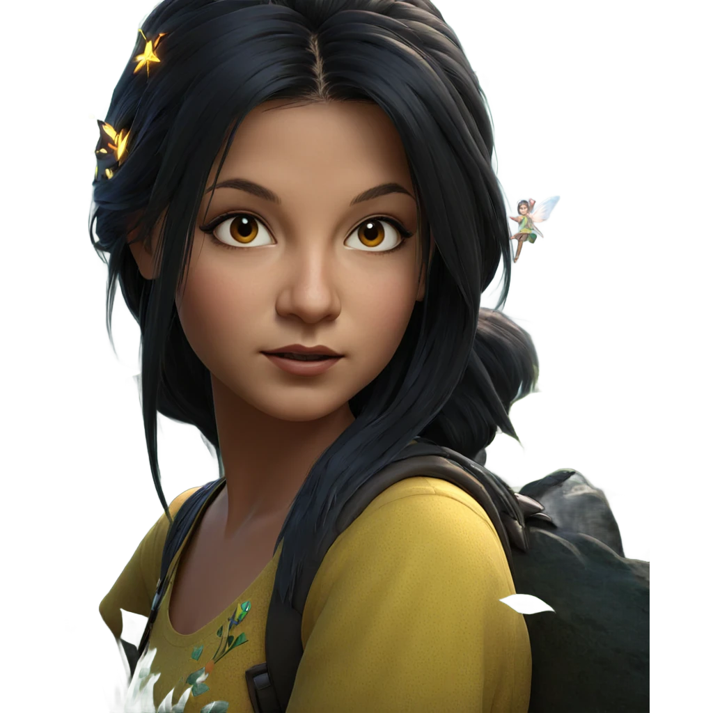 fairy girl in nature emoji