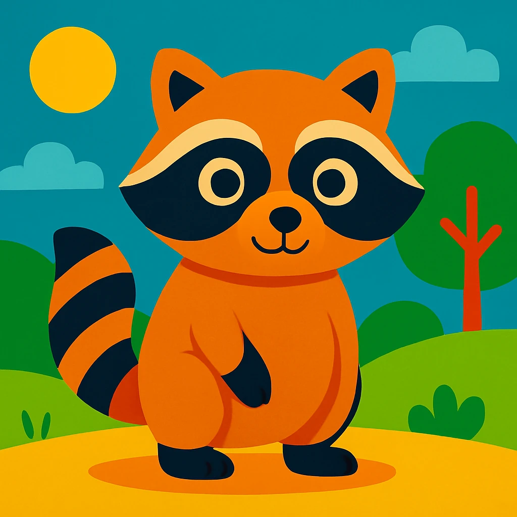 Raccoon emoji