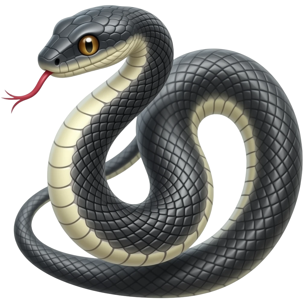 Black snake emoji